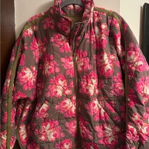 NWT FP MOVEMENT Pippa Packable Puffer in Floral Large
